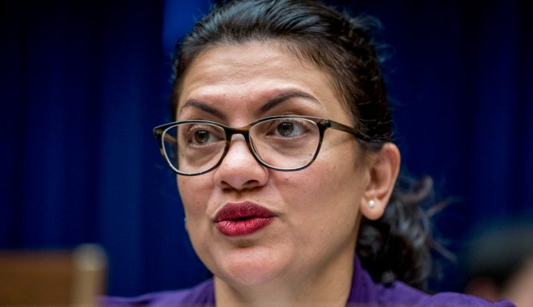 Rep. Rashida Tlaib, D-Mich., questions CDC Principal Deputy Secretary Dr. Anne Schuchat as she speaks before a House Oversight subcommittee hearing on lung disease and e-cigarettes on Capitol Hill in Washington, Tuesday, Sept. 24, 2019. 