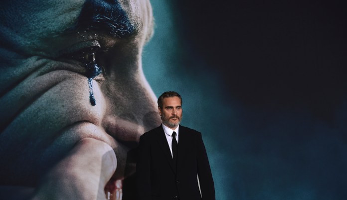 Cast member Joaquin Phoenix arrives at the Los Angeles premiere of "Joker" at TCL Chinese Theatre on Saturday, Sept. 28, 2019.