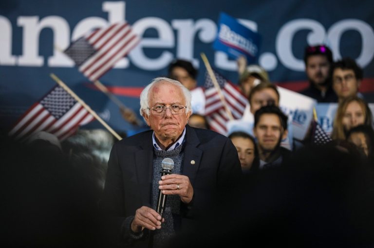 Democratic presidential candidate Sen. Bernie Sanders, I-Vt., pauses while speaking at a campaign event, Sunday, Sept. 29, 2019, at Dartmouth College in Hanover, N.H.