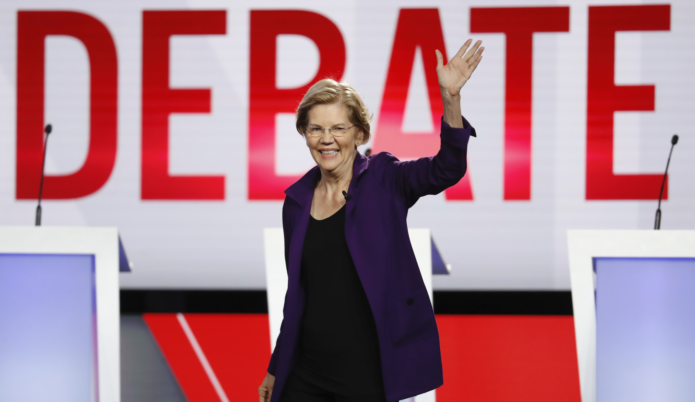 ‘She is indeed the front-runner’: Warren knocks Biden off top of 2020 pile
