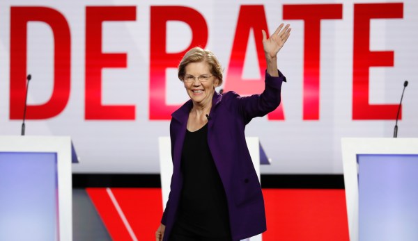 ‘She is indeed the front-runner’: Warren knocks Biden off top of 2020 pile