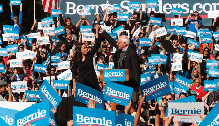 Sanders New York rally marks largest of primary campaign