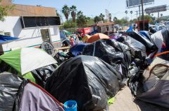 Democrats go to Mexico and blast Trump over border tent cities