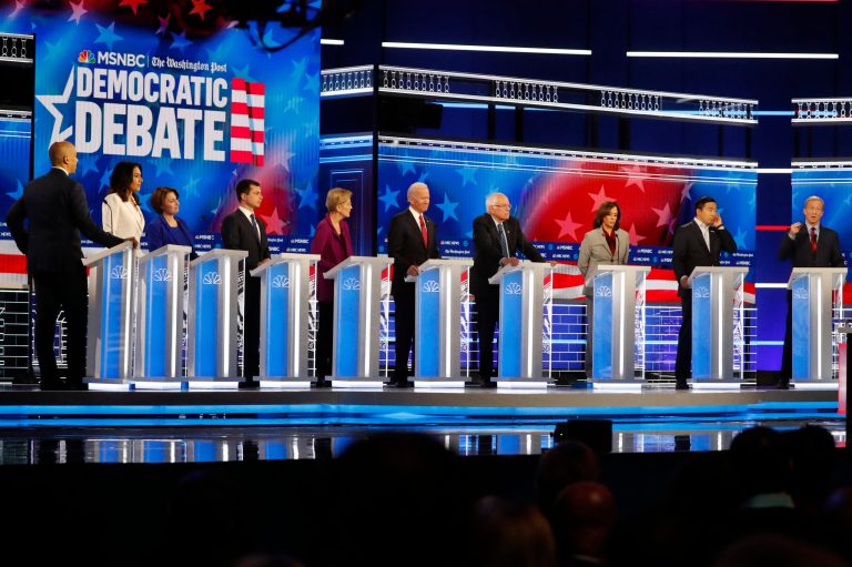 The Democrats’ diversity on the debate stage