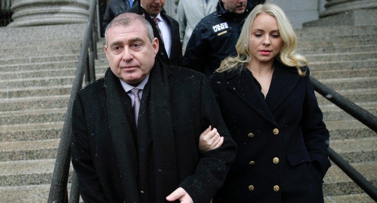 Lev Parnas arrives to court in New York, Monday, Dec. 2, 2019. Giulianiâs close associates, Parnas and Igor Fruman, were arrested last month at an airport outside Washington while trying to board a flight to Europe with one-way tickets. They were later indicted by federal prosecutors on charges of conspiracy, making false statements and falsification of records. (AP Photo/Seth Wenig)