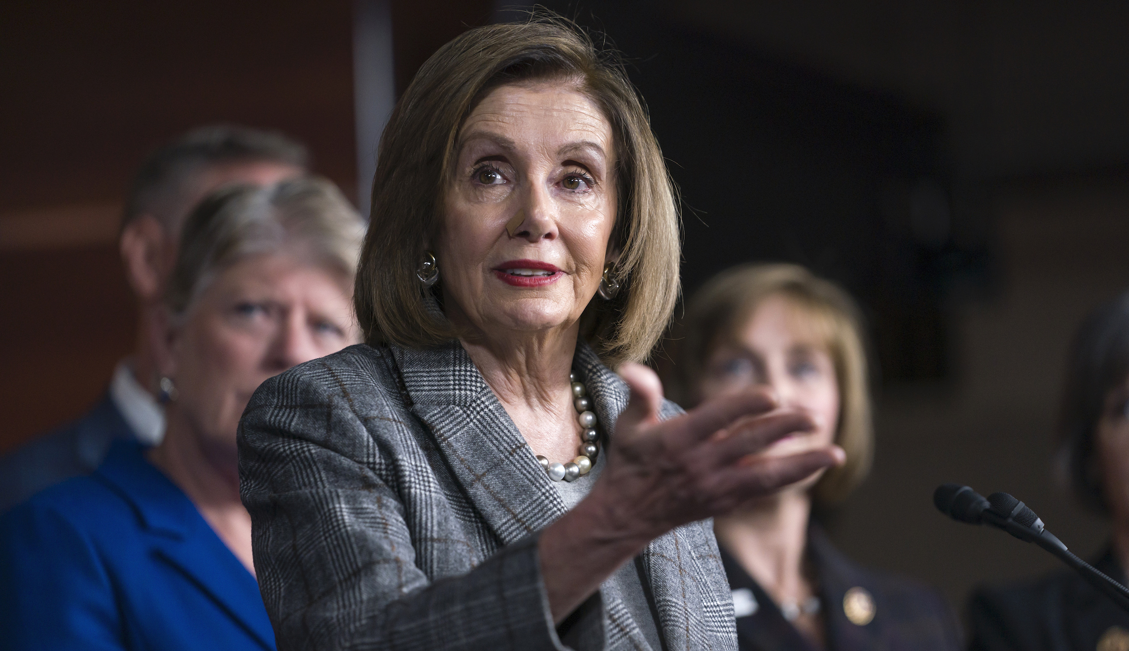 ‘All they do is enable him’: Pelosi slams the media’s coverage of Trump