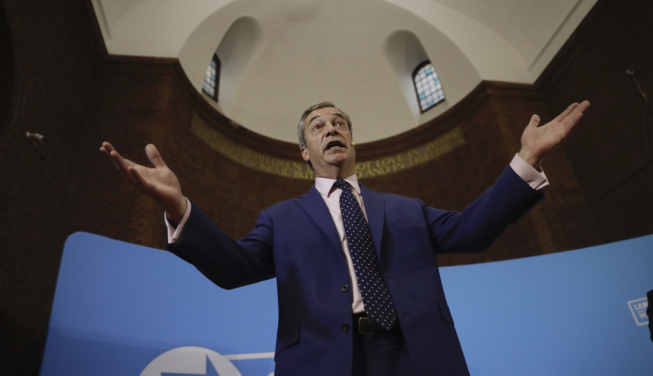 Farage praises Trump for keeping out of British politics during visit