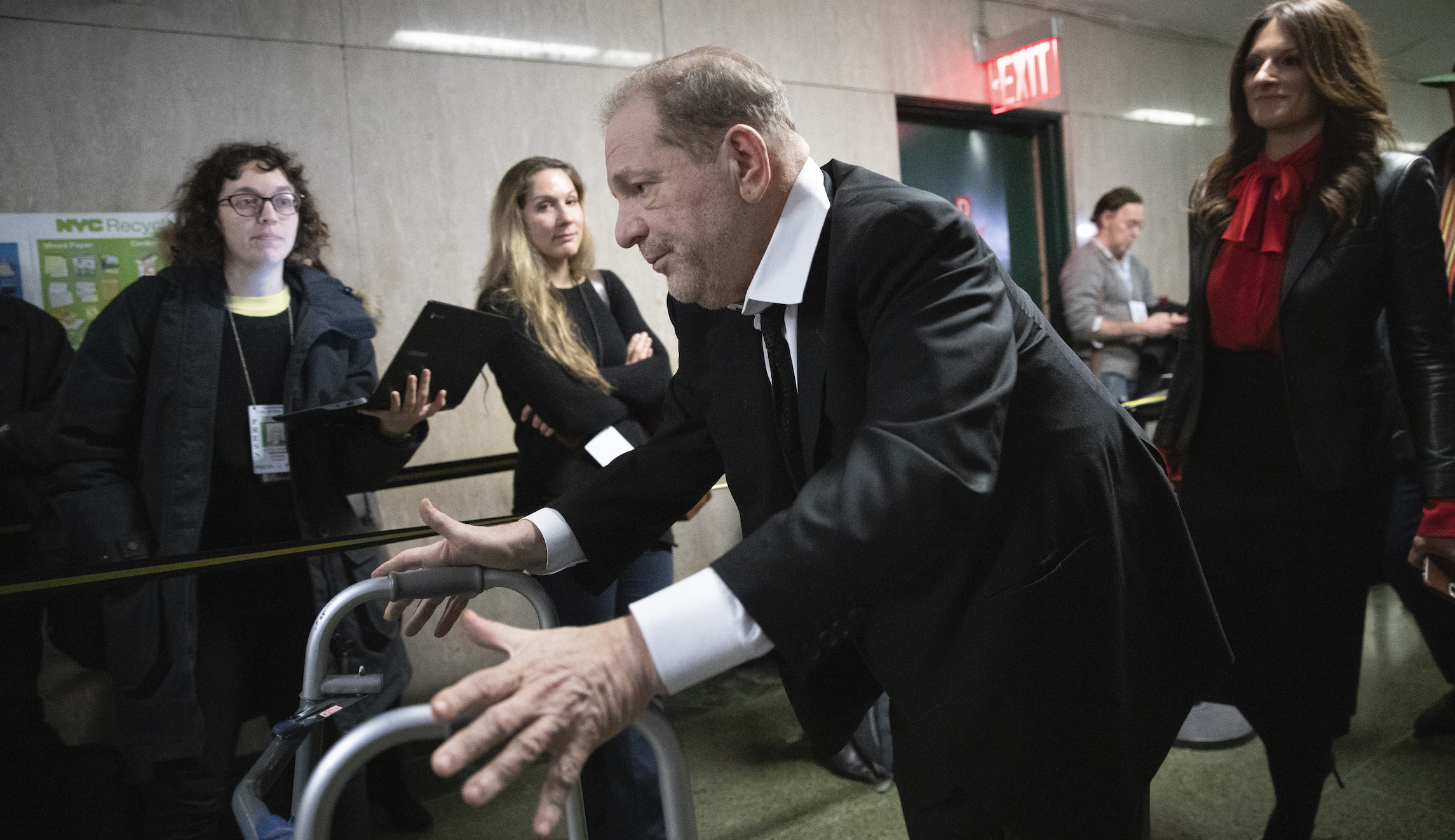 ‘Patriarchy is our judge’: Protesters chant outside Weinstein trial