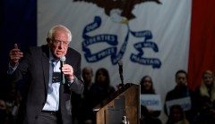 ‘Do everything you can’: Sanders rallies supporters as he surpasses Biden and Buttigieg in new Iowa poll