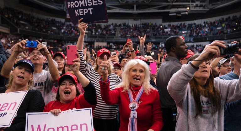 Trump 2020 off to a roaring start while Democrats growl at each other