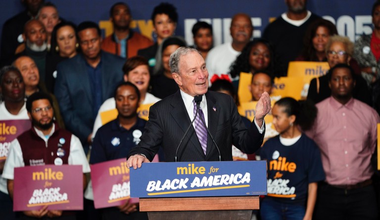 Bloomberg qualifies for Nevada debate, beating Biden in national poll