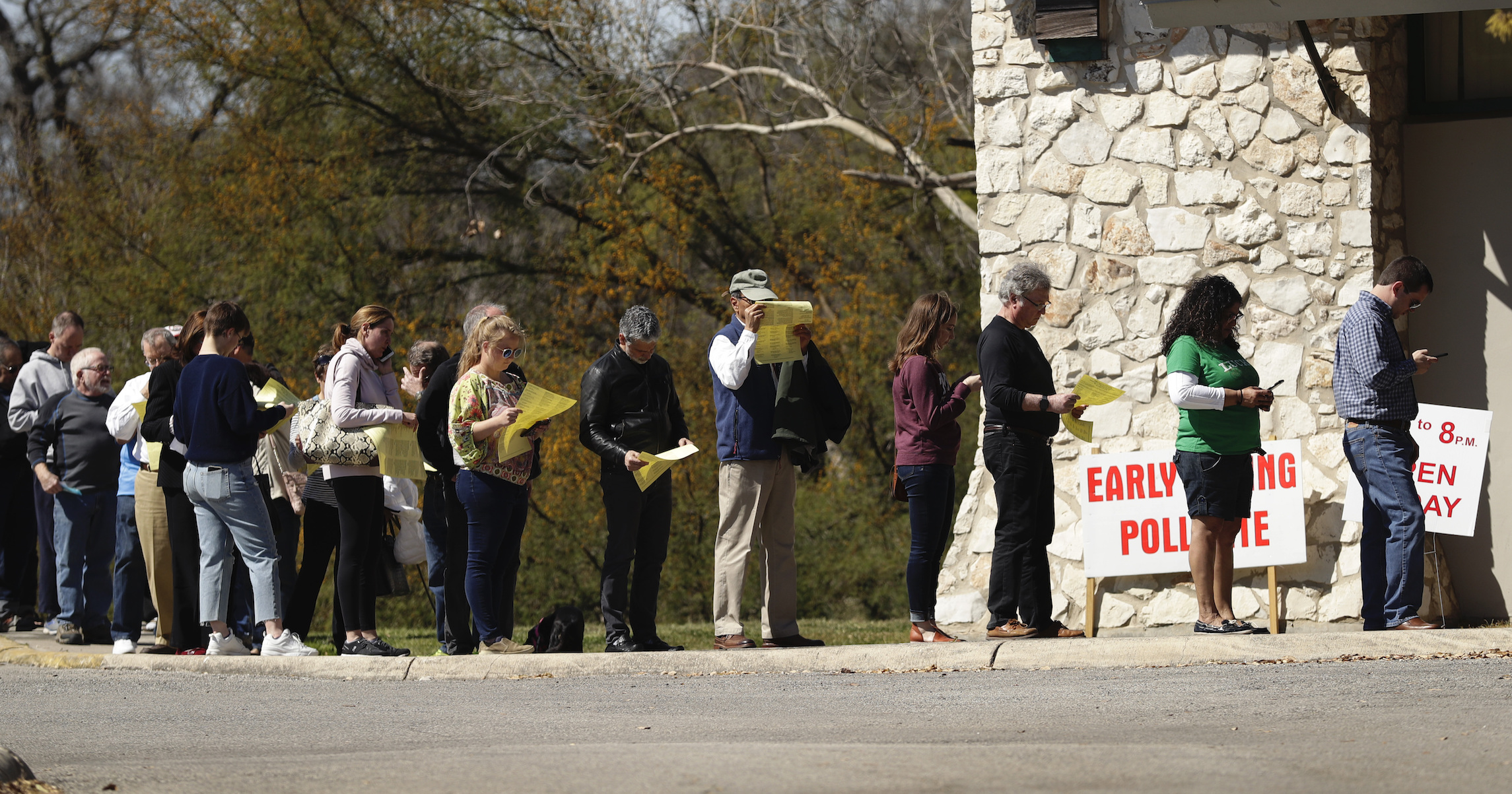 Texas Democrats rip Republican secretary of state for ‘multihour lines just to cast a ballot’