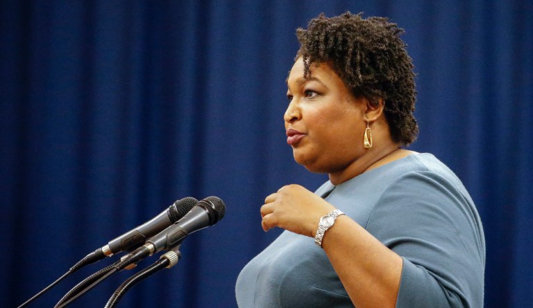 Stacey Abrams grilled on why she’s running for vice president and not the Senate