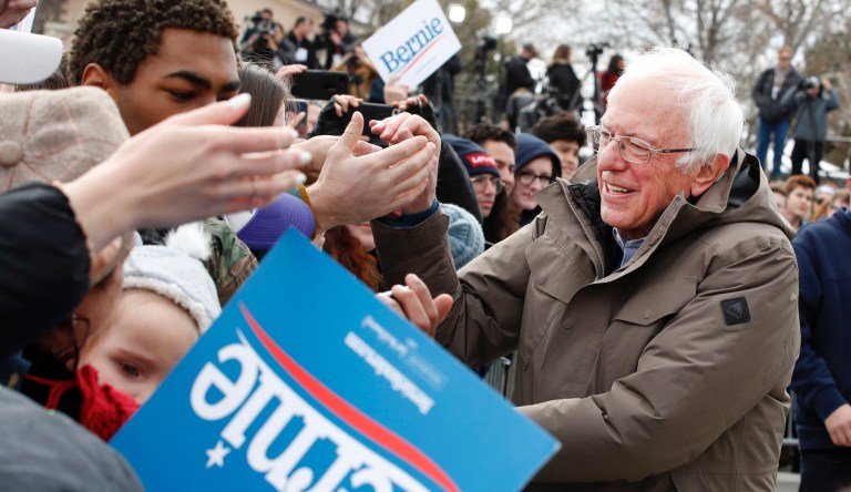 'Come on in!': Bernie Sanders welcomes Buttigieg and Klobuchar supporters