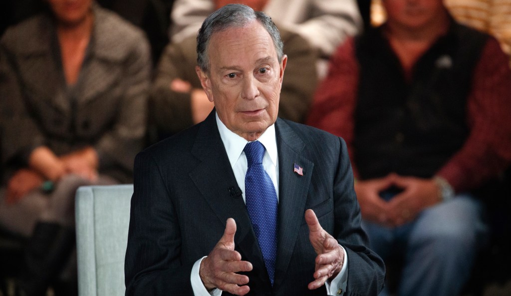 Bloomberg pressed on why he hasn't dropped out and backed Biden before Super Tuesday
