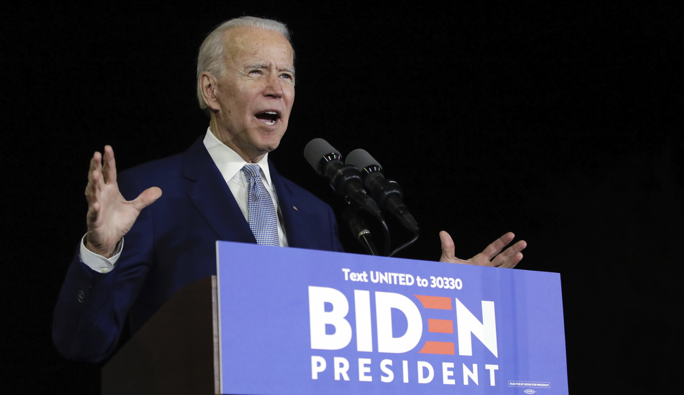 ‘A bunch of malarkey’: Biden refutes Trump claim that he does not read own campaign statements