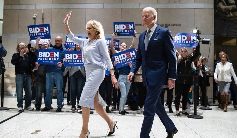 Jill Biden corrects Joe on number of grandchildren