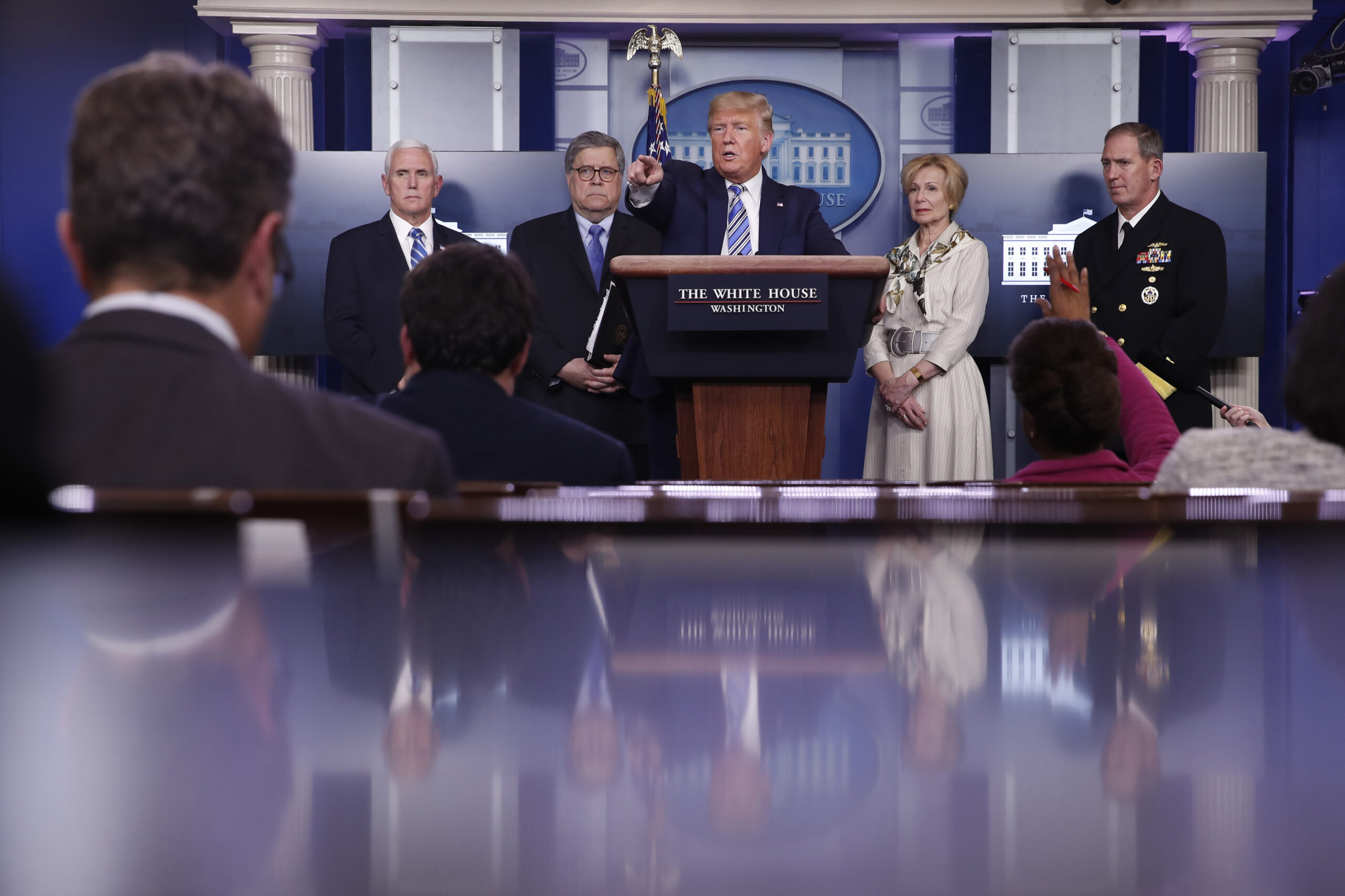 Coronavirus latest: Trump talks about opening up US while Boris Johnson shuts UK down