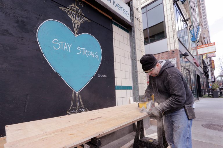 The economy lost 701,000 jobs and unemployment rose to 4.4% in March as pandemic struck