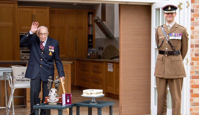 Meet the 100-year-old British war veteran-turned-coronavirus hero