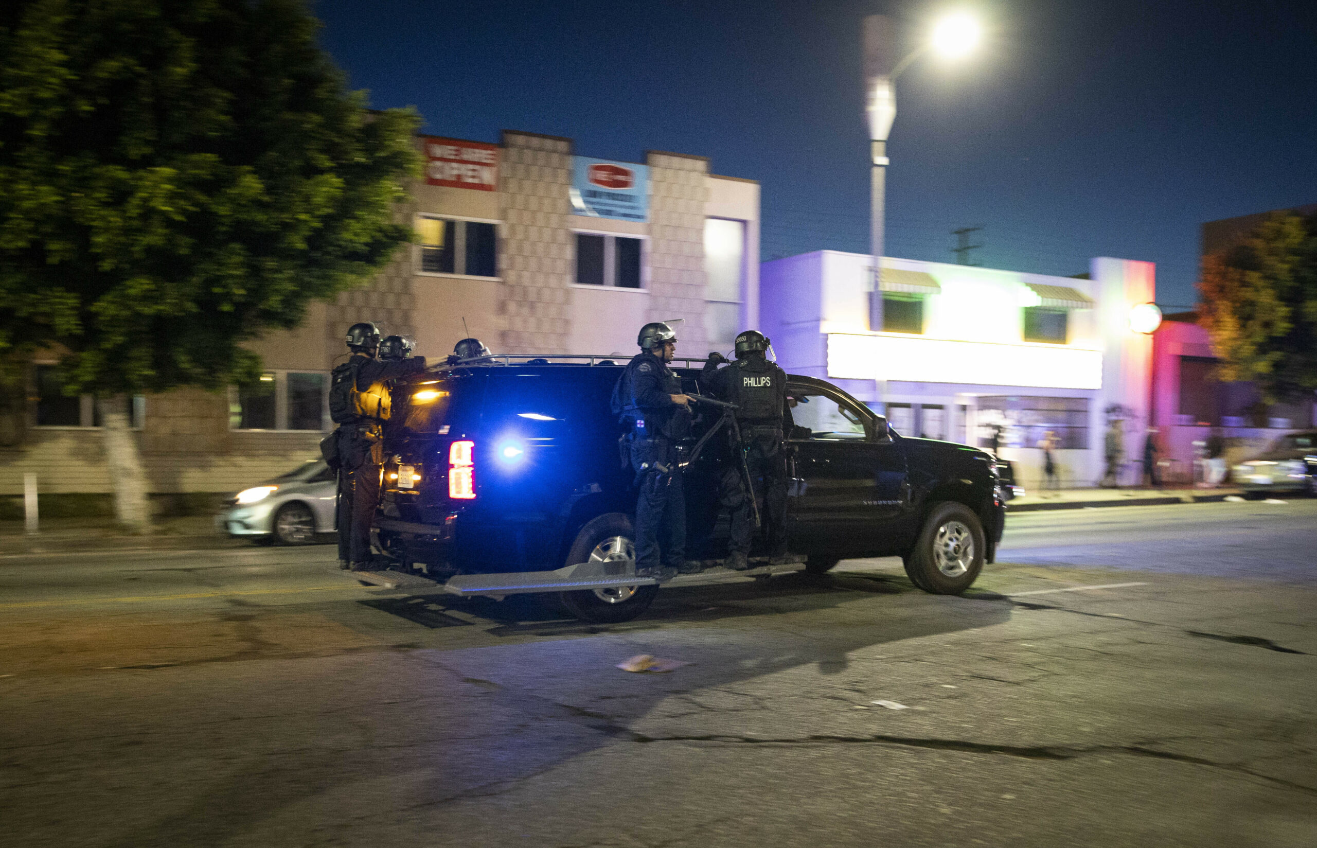 ‘They’re gonna blame black people for this’: Video shows black woman confronting white protesters defacing Los Angeles business