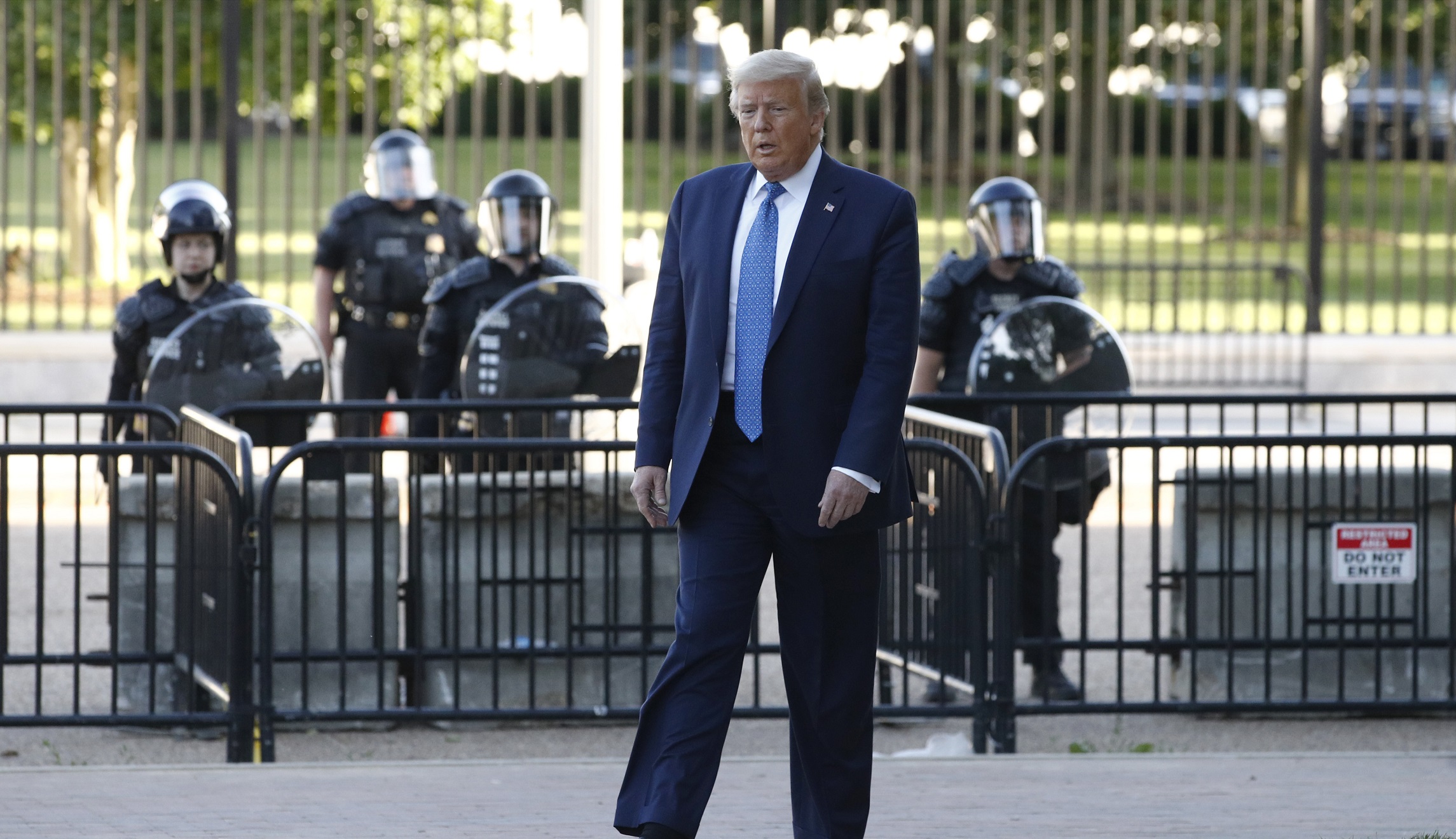 Trump’s anti-riot speech was terrible