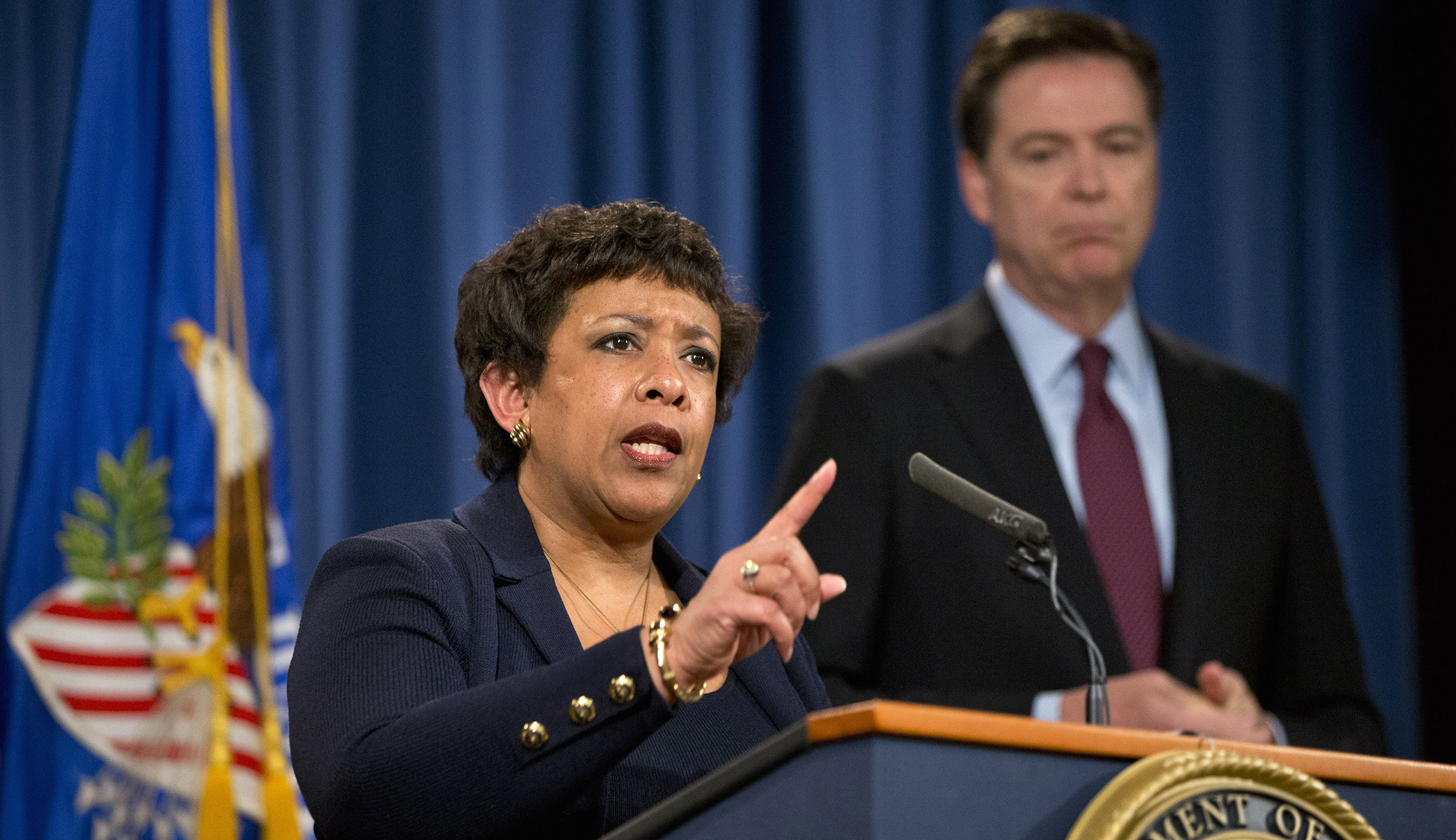 Loretta Lynch fires back at James Comey