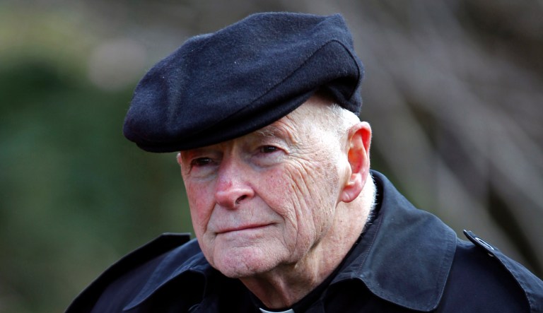 Theodore E. McCarrick is seen.