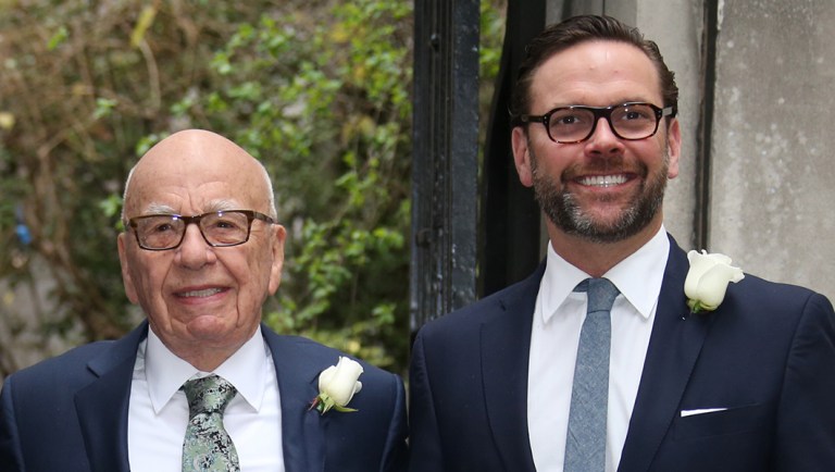 Rupert Murdoch and James Murdoch.