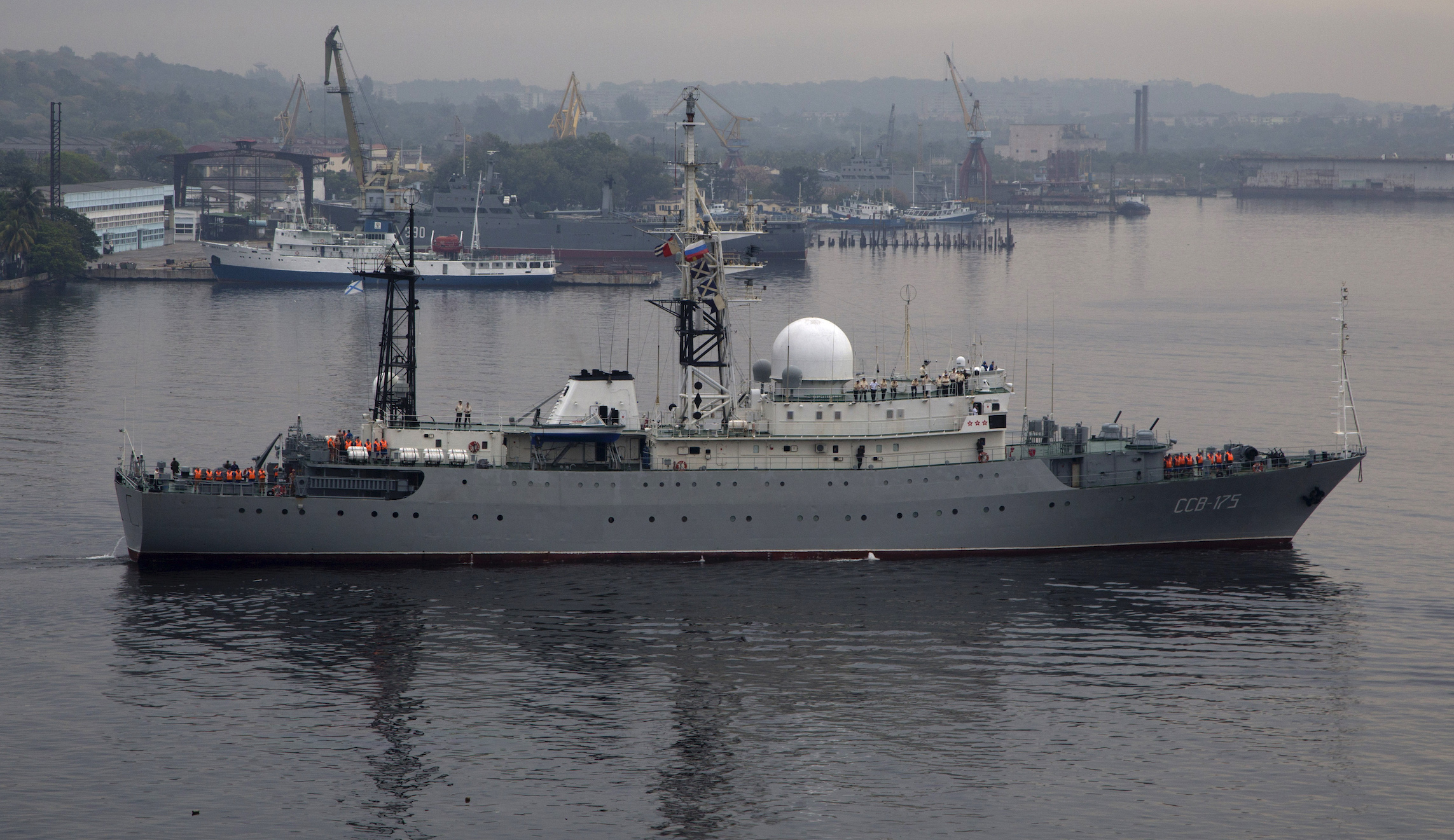 What Russia’s ‘unsafe’ spy ship might be up to