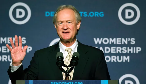 Former Republican, independent, and Democrat Lincoln Chafee vies to become Libertarian candidate for president