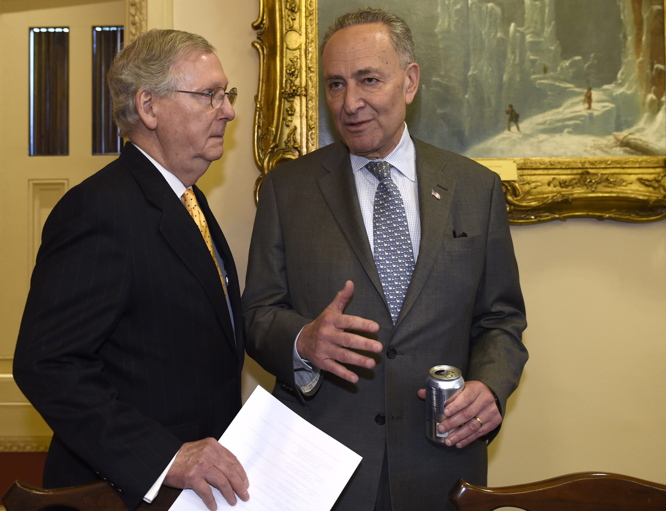 Chuck Schumer praises Mitch McConnell over defense of Robert Mueller investigation