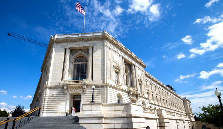 The Cannon House Office Building in D.C. is pictured.