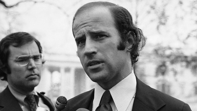 Joseph Biden, the newly-elected Democratic Senator from Delaware, is shown in Washington.