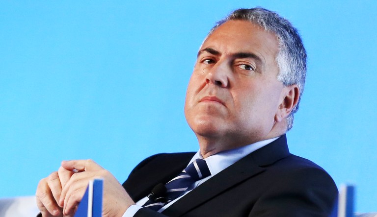 Joe Hockey of Australia is seen.