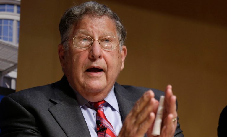 In this June 25, 2013 photo, former New Hampshire Gov. John Sununu speaks during a meeting of the State Budget Crisis Task Force at the National Constitution Center in Philadelphia. 
