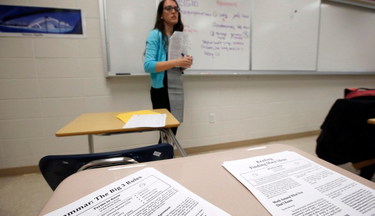 Here’s how the College Board can fix the SAT without intersectional nonsense Katerina Maylock, with Capitals Educators, teaches a test preparation class at Holton Arms School, Sunday, Jan. 17, 2016 in Bethesda.