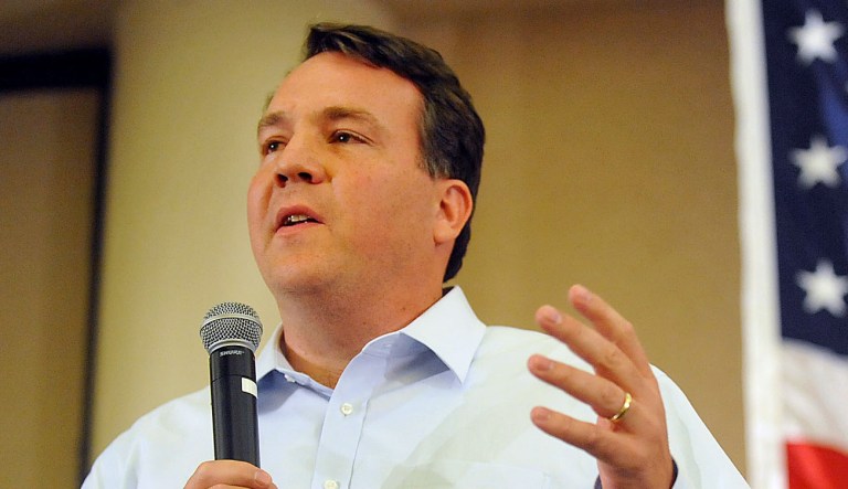 In this Aug. 19, 2014 photo West Virginia State Sen. Alex Mooney speaks in Beckley, W.Va. Elections in non-presidential years typically draw fewer voters. 
