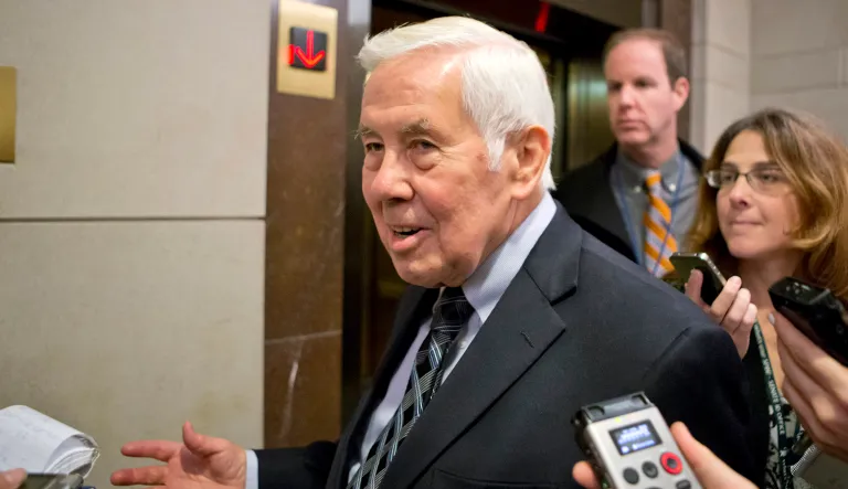Sen. Richard Lugar is shown.