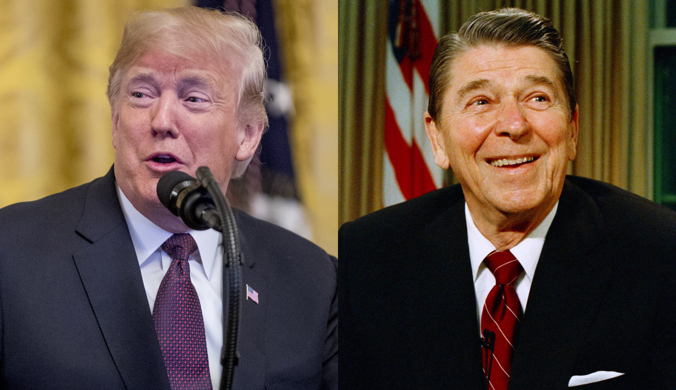 Donald Trump, you’re no Ronald Reagan