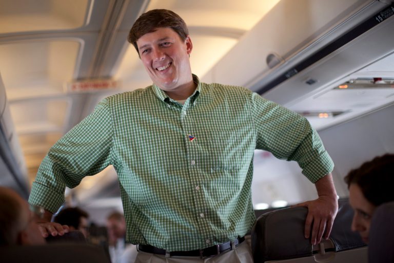 Rick Gorka, traveling press secretary for Republican presidential candidate.