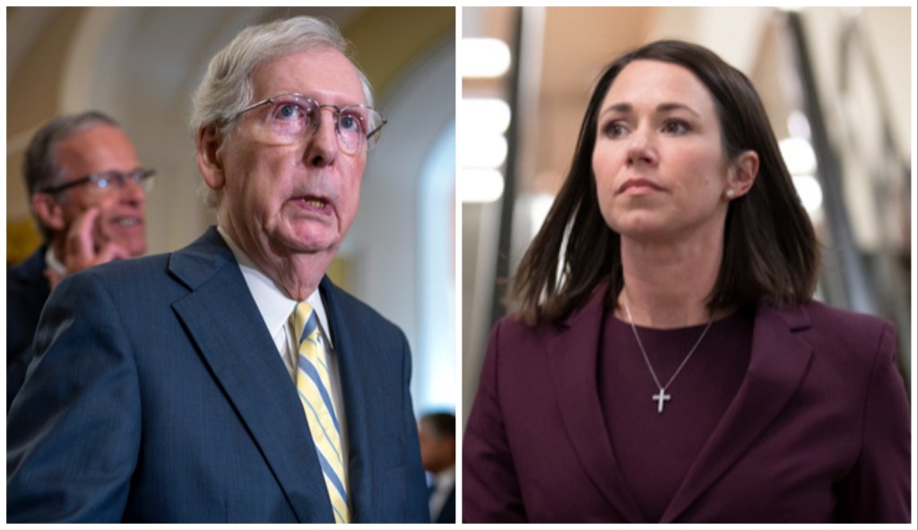 Freshman GOP Sen. Katie Britt joins Mitch McConnell leadership team