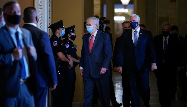 Senate Republicans say security heightened amid Supreme Court debate