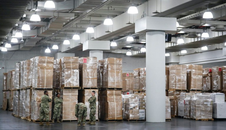 Military gives coronavirus patients chloroquine and surges assets to New York City
