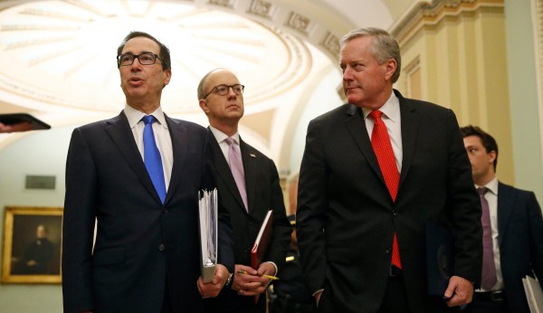 Mark Meadows joins White House negotiators in relief package talks while still a congressman