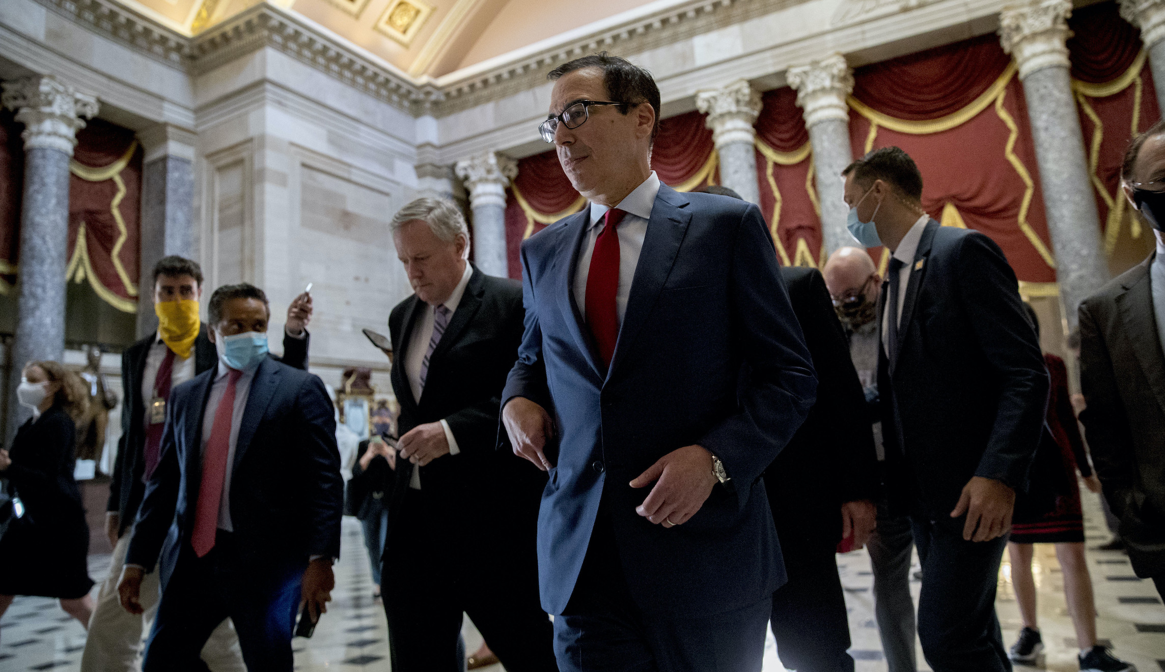 Mnuchin disputes tariffs limited access to medical supplies