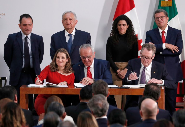 Last-minute deal between Mexico and US unions paved way for vote on Trump NAFTA rewrite