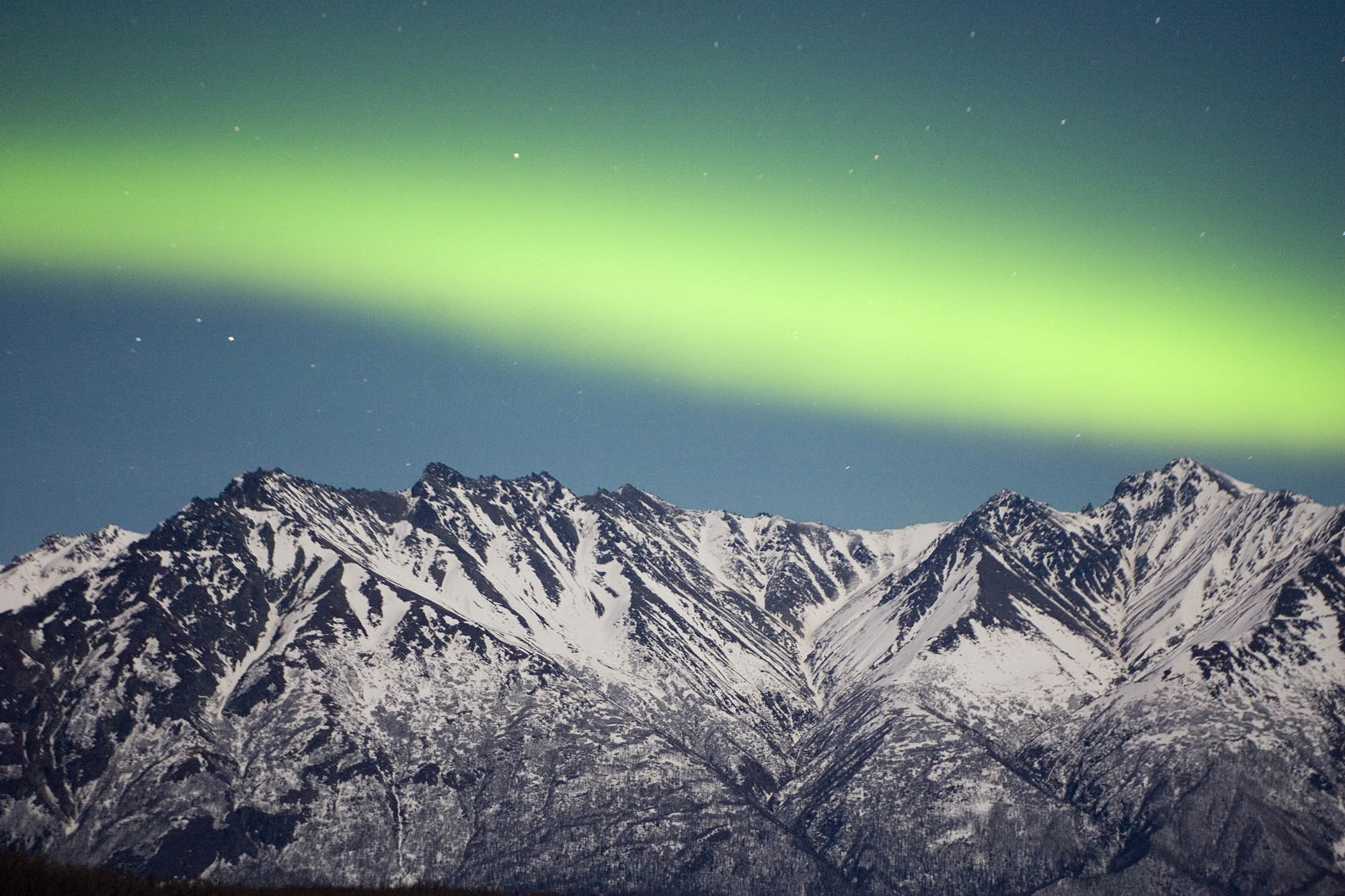 Combination of solar flares and wind shift northern lights southward