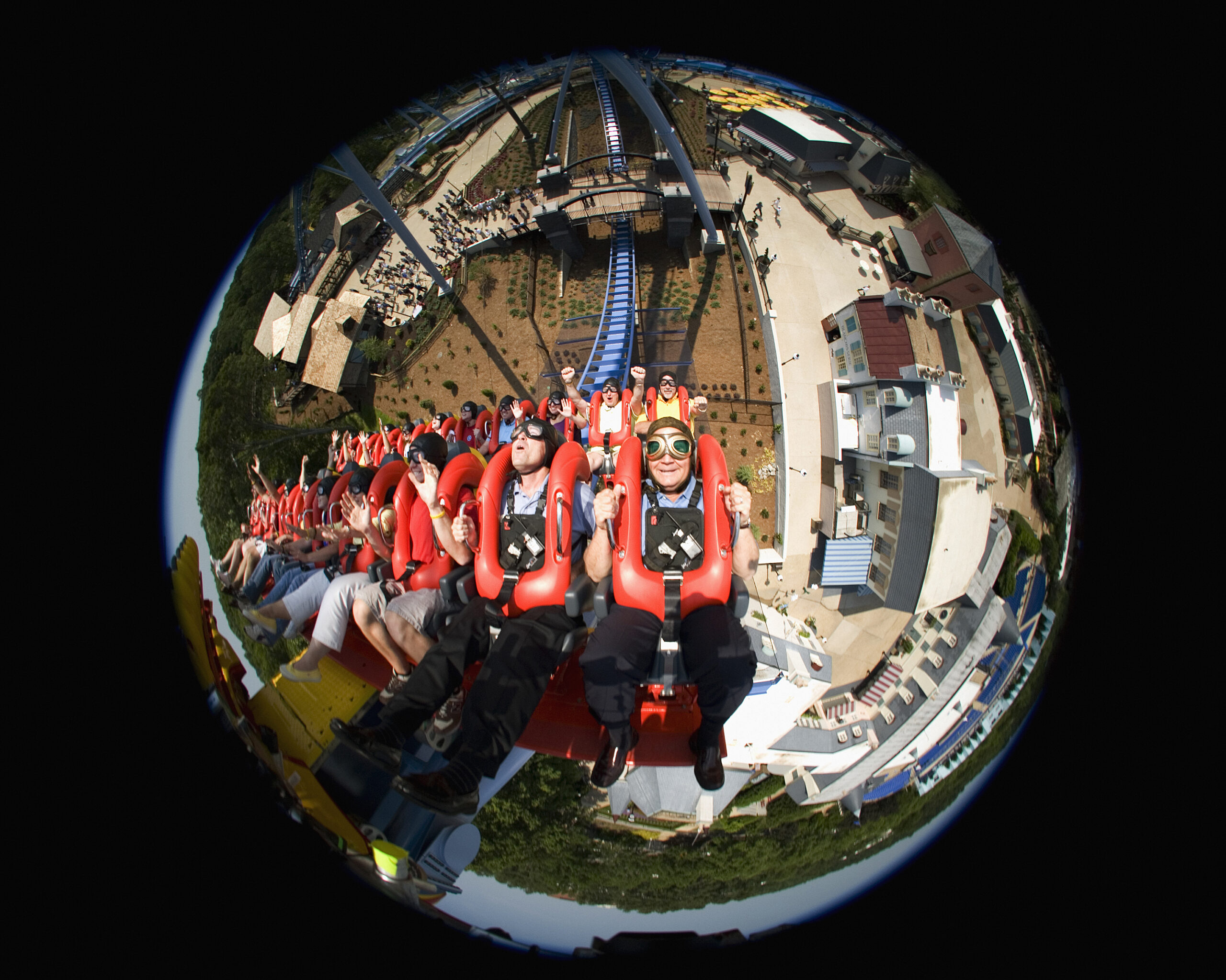 28 people rescued after being stuck on stopped roller coaster