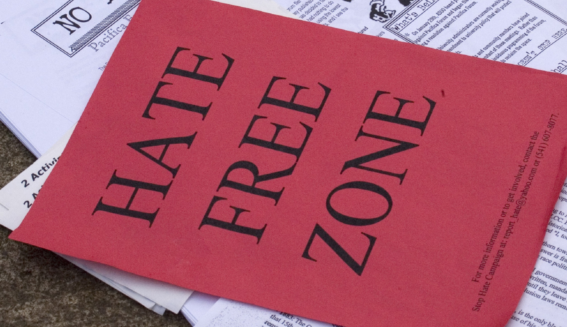 Not a good sign: Student paper editor thinks provocative speech is not free speech